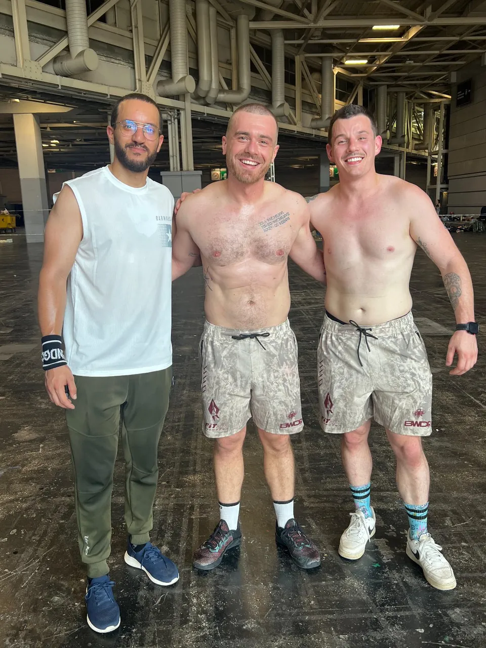 L'équipe BTK GIANTS avec le coach Thibaut Thellier, 6e en Scaled au FITEX Showdown 2026