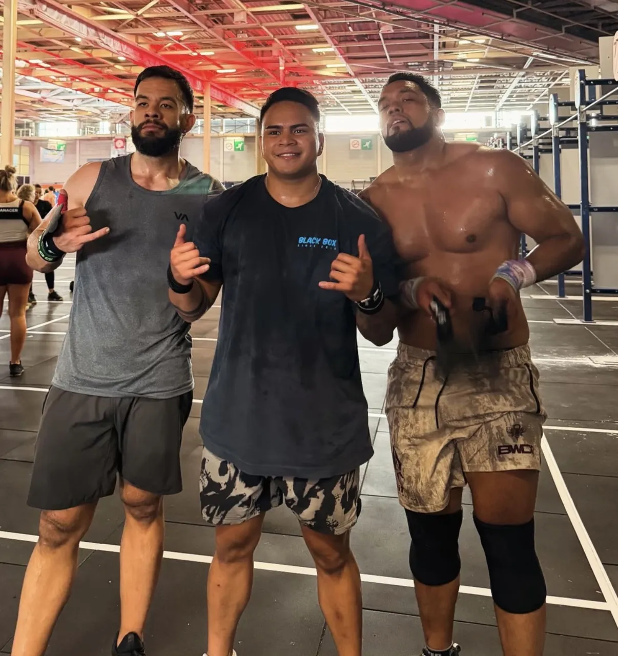 L'équipe OPU FAFARU, trois athlètes tahitiens venus avec CrossFit Giants, 6e en RX au FITEX Showdown 2026